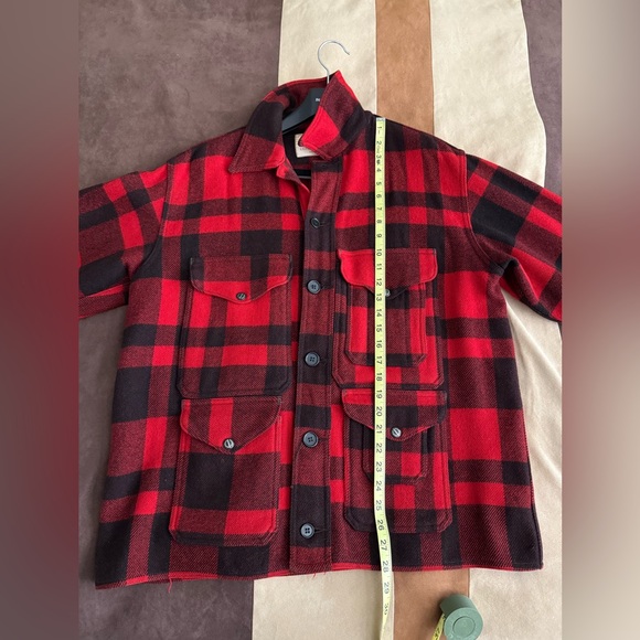 Vintage 1940s Filson Mackinaw Cruiser men’s large, red and black, MUSEUM GRADE! - Picture 8 of 9